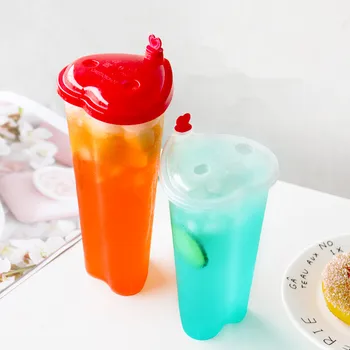 50pcs Love pattern transparent beverage cups disposable coffee cup milk tea juice packaging cup with lids Valentine's Day Favor 
50pcs Love pattern transparent beverage cups disposable coffee cup milk tea juice packaging cup with lids Valentine's Day Favor