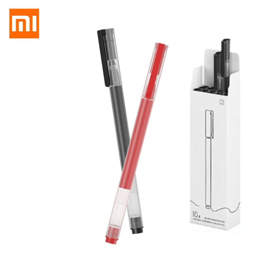 Ручка Xiaomi Mijia сверхпрочная для письма 0 5 мм черная ручка-пуля гладкие швейцарские