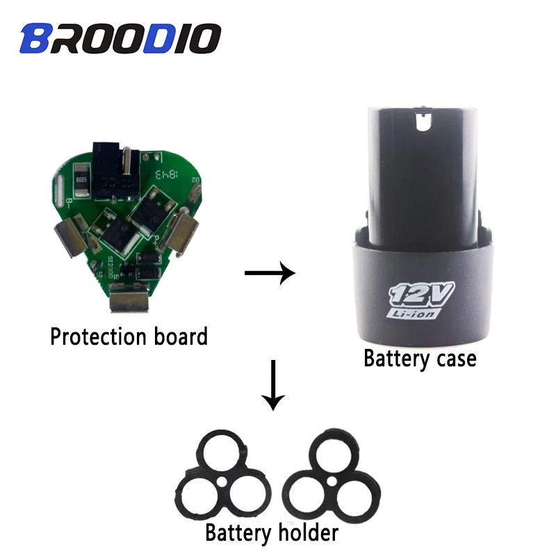 BMS 3S 12V DC Electrical Tools Li-ion Battery Protection Board BMS Circuit 18650 Holder 3 Cell Packs For Hand Lithium Drill PCB
BMS 3S 12V DC Electrical Tools Li-ion Battery Protection Board BMS Circuit 18650 Holder 3 Cell Packs For Hand Lithium Drill PCB