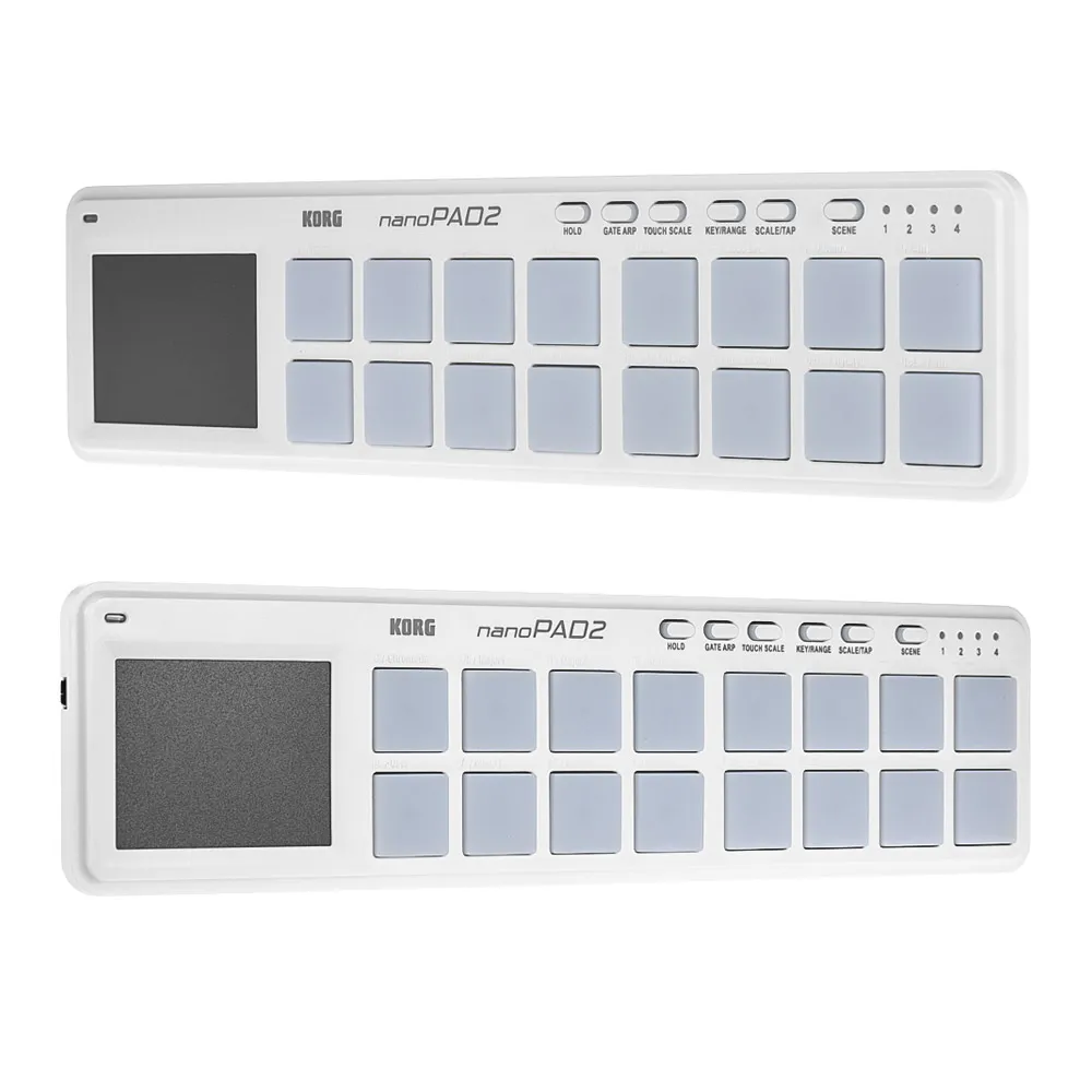 KORG nanoPAD2 Slim-Line Portable USB MIDI Pad Controller 16 Tripper Pads with USB Cable
KORG nanoPAD2 Slim-Line Portable USB MIDI Pad Controller 16 Tripper Pads with USB Cable