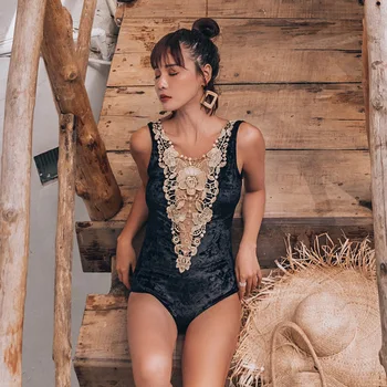 One-Piece Swimsuits Swimwear 2019 Bathing Suit High Waist Swimsuit For Women Full New Gold Embroidery Thin Black Velvet Open
One-Piece Swimsuits Swimwear 2019 Bathing Suit High Waist Swimsuit For Women Full New Gold Embroidery Thin Black Velvet Open