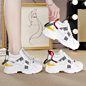 2020 Genuine Leather Women's Sneakers New Super-fire Wild Sports Casual Shoes Super High 8cm Thick White walking Shoes BC-13
2020 Genuine Leather Women's Sneakers New Super-fire Wild Sports Casual Shoes Super High 8cm Thick White walking Shoes BC-13