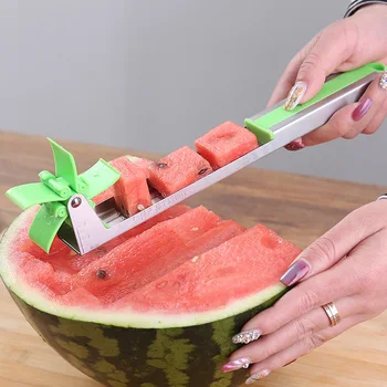 Watermelon Cutter Tongs Spoon Multi Melon Slicer Cutting Machine Stainless Steel Windmill Fruit Household Artifact Kitchen Tool
Watermelon Cutter Tongs Spoon Multi Melon Slicer Cutting Machine Stainless Steel Windmill Fruit Household Artifact Kitchen Tool