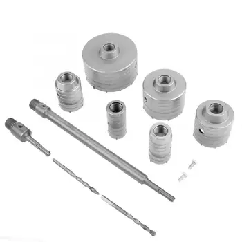 10Pcs TCT Core Drill Set SDS Plus Extension Shank Tungsten Masonry Hole Cutter For Concrete Brick Tile Granite
10Pcs TCT Core Drill Set SDS Plus Extension Shank Tungsten Masonry Hole Cutter For Concrete Brick Tile Granite