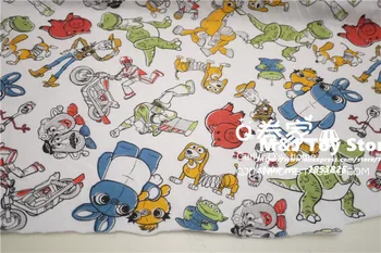 50X180m Cartoon Toy dinosaur kniteed cotton fabrics Cartoon print Patchwork DIY baby clothing material Sewing T-shirt Sheets
50X180m Cartoon Toy dinosaur kniteed cotton fabrics Cartoon print Patchwork DIY baby clothing material Sewing T-shirt Sheets