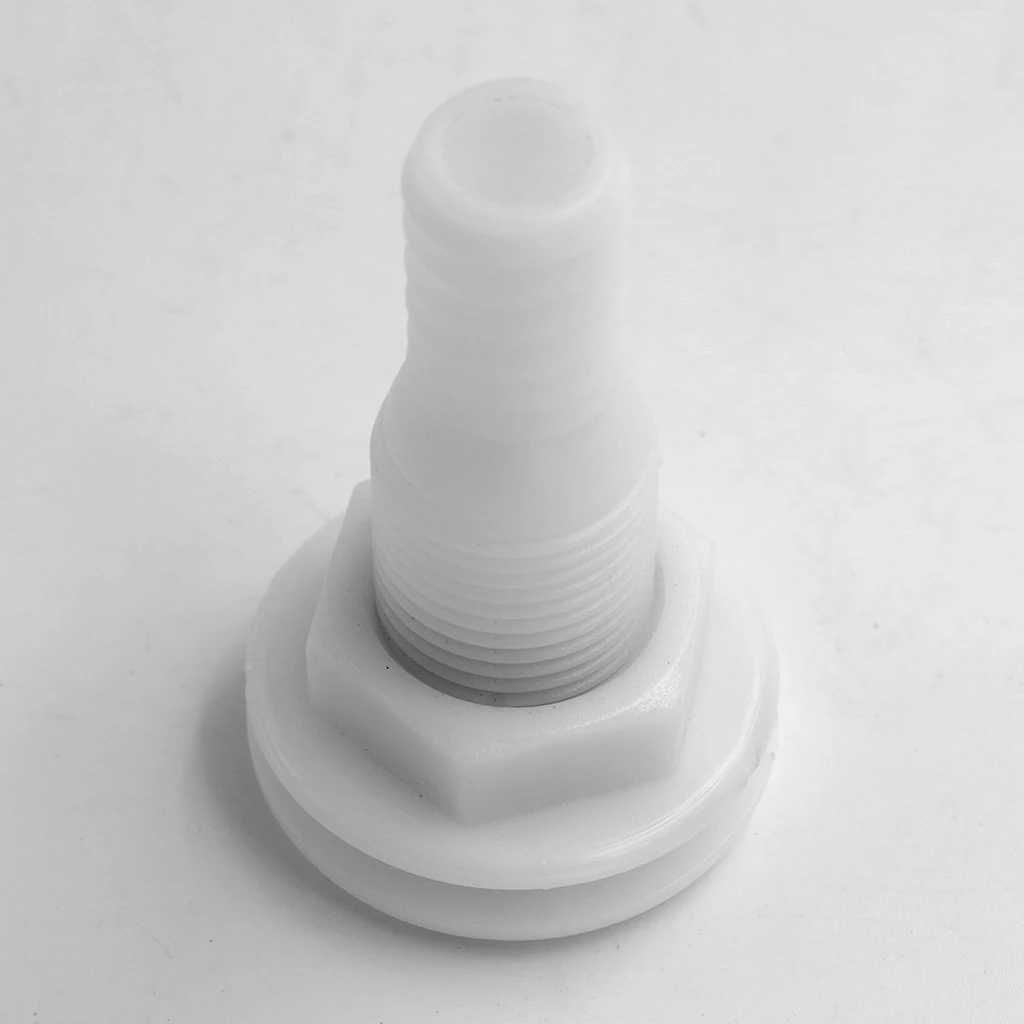 Marine 3/4 Inch Plastic Covered Thru-Hull Bilge Pump Hose Fitting For Boats Marine 3/4 Inch Plastic Covered Thru-Hull Bilge Pump Hose Fitting For Boats