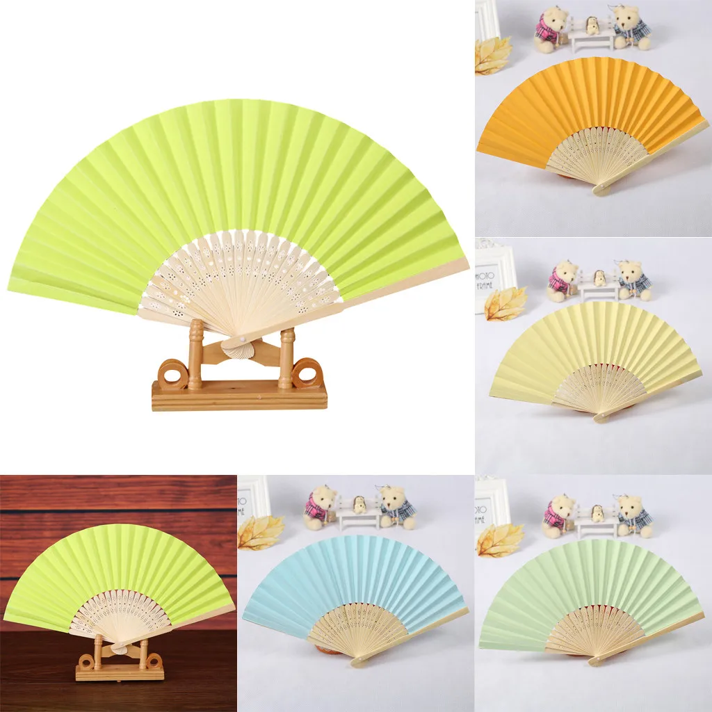 Folding Fans Pattern Wedding Party Folding Hand Held Solid Color Fan Dance Performance Fan Ventilateurs pliants Garden Z917
Folding Fans Pattern Wedding Party Folding Hand Held Solid Color Fan Dance Performance Fan Ventilateurs pliants Garden Z917
