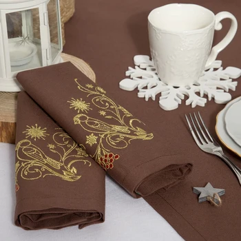 Set of napkins "Ethel" Bullfinches, 40x40 chocolate color, 2 pcs, with VMGO chl, 200 g / m²
Set of napkins "Ethel" Bullfinches, 40x40 chocolate color, 2 pcs, with VMGO chl, 200 g / m²