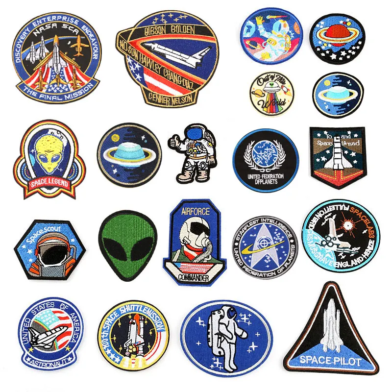 1PCS Space Embroidery Iron On big Patch Astronaut ET UFO patches for Clothing Badge Clothes Bag Stickers Appliques wholesale
1PCS Space Embroidery Iron On big Patch Astronaut ET UFO patches for Clothing Badge Clothes Bag Stickers Appliques wholesale