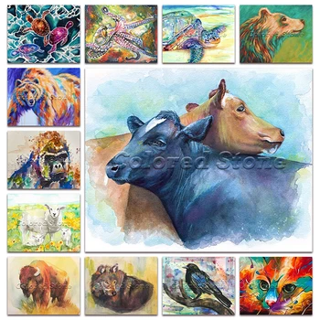 New 5D Full Square Diamond Painting Embroidery Cross Stitch Animals Turtle bear orangutan sheep cattle wolf bird cat Mosaic 599
New 5D Full Square Diamond Painting Embroidery Cross Stitch Animals Turtle bear orangutan sheep cattle wolf bird cat Mosaic 599