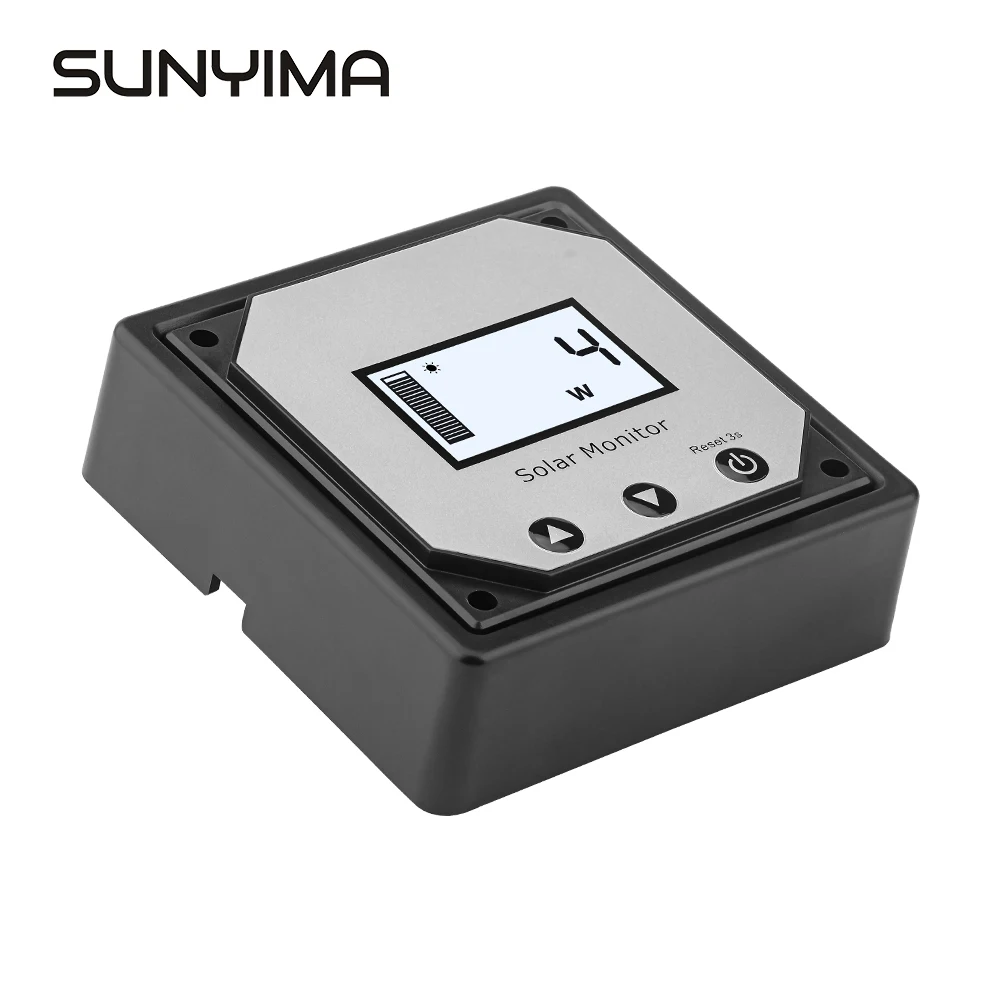 SUNYIMA MPPT Solar Charge Controller Solar Monitor LCD Display With Bluetooth Series Solar Controller 12V/24V
SUNYIMA MPPT Solar Charge Controller Solar Monitor LCD Display With Bluetooth Series Solar Controller 12V/24V