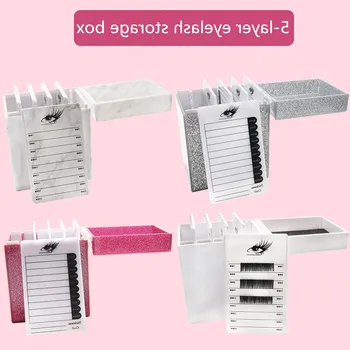 5 Layers Eyelash Storage Box Acrylic Makeup Display Container Eyelashes Glue Pallet Holder Case Grafting Eyelash Extension Box
5 Layers Eyelash Storage Box Acrylic Makeup Display Container Eyelashes Glue Pallet Holder Case Grafting Eyelash Extension Box