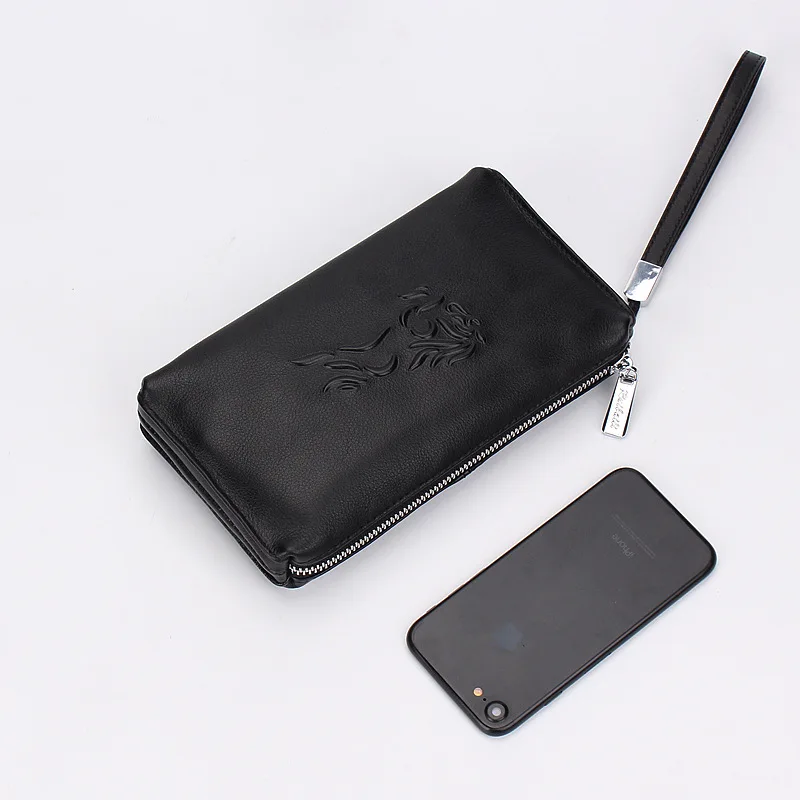 Genuine Leather Long Zipper Wallet Handbag Clutch Bag Cowhide Casual Men's Leather Bag Retro Handmade Bag Leather Bag 
Genuine Leather Long Zipper Wallet Handbag Clutch Bag Cowhide Casual Men's Leather Bag Retro Handmade Bag Leather Bag