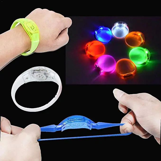 Voice Activated Sound Control Flashing Silicone Led Bracelet vibration control Bangle Christmas New Year wedding Decoration
Voice Activated Sound Control Flashing Silicone Led Bracelet vibration control Bangle Christmas New Year wedding Decoration