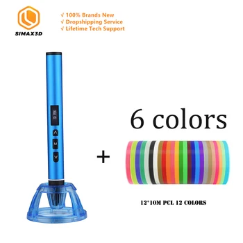 SIMAX3D printing pen OLED display supports PLA PCL mode two modes easy to operate gift printing pen
SIMAX3D printing pen OLED display supports PLA PCL mode two modes easy to operate gift printing pen