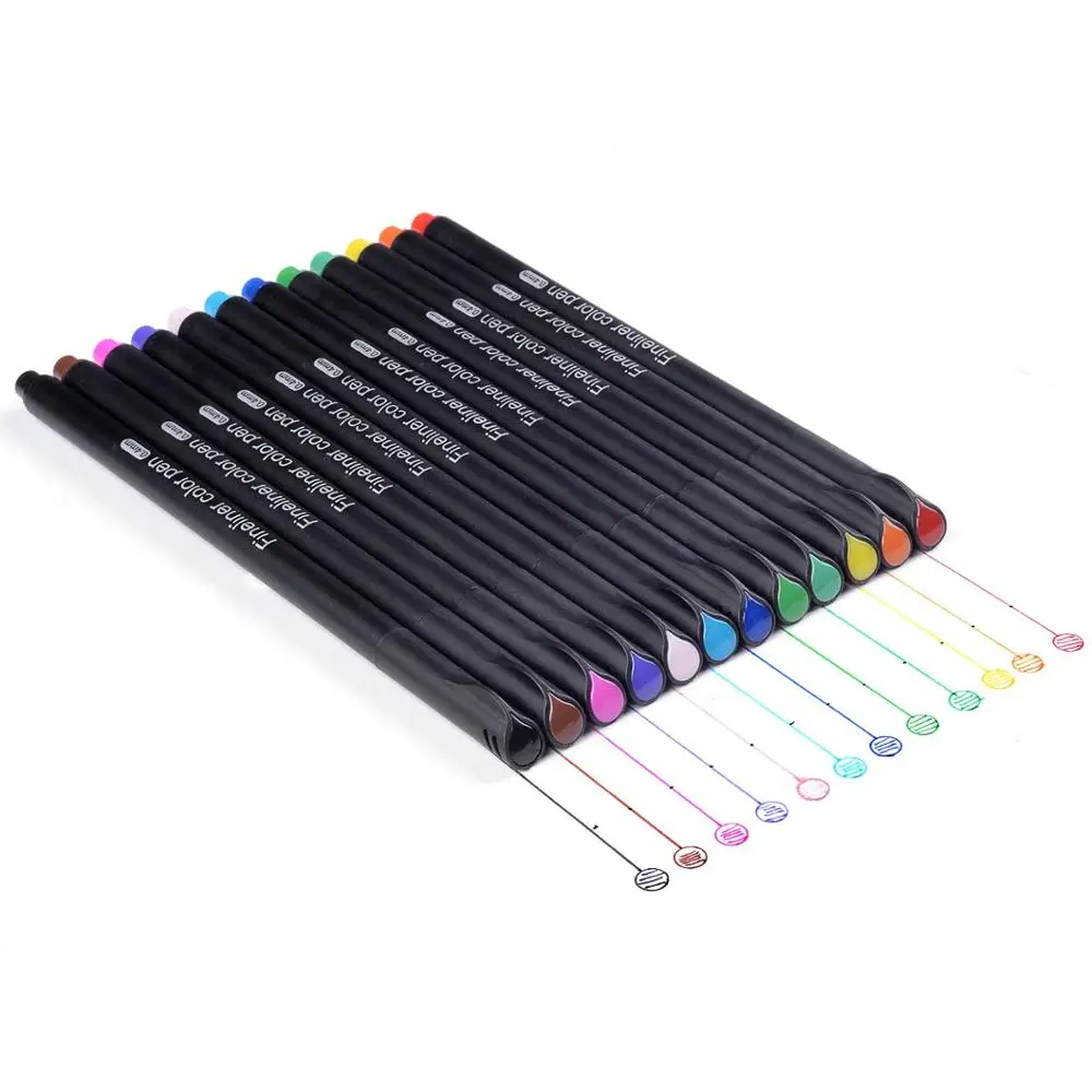 12 Color Fine Hook Line Pen Set 0.4mm Drawing Writing Marker Pen Professional Planner Stationery School Supplie H6140
12 Color Fine Hook Line Pen Set 0.4mm Drawing Writing Marker Pen Professional Planner Stationery School Supplie H6140