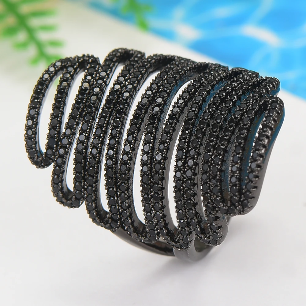 missvikki Monaco Designer Luxury Lines Wide Fingers Rings Cubic Zirconia Dubai Naija Women Accessories Finger Rings Jewelry 2019
missvikki Monaco Designer Luxury Lines Wide Fingers Rings Cubic Zirconia Dubai Naija Women Accessories Finger Rings Jewelry 2019