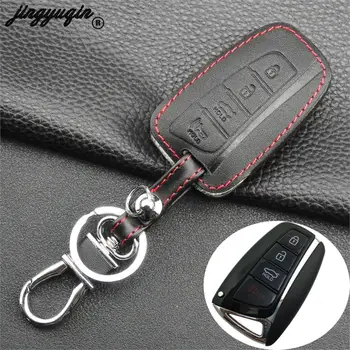 jingyuqin Genuine Leather 4Button Keyless Entry Smart Key Case Cover For Hyundai SantaFe/Equus/Azera/Genesis L110 
jingyuqin Genuine Leather 4Button Keyless Entry Smart Key Case Cover For Hyundai SantaFe/Equus/Azera/Genesis L110