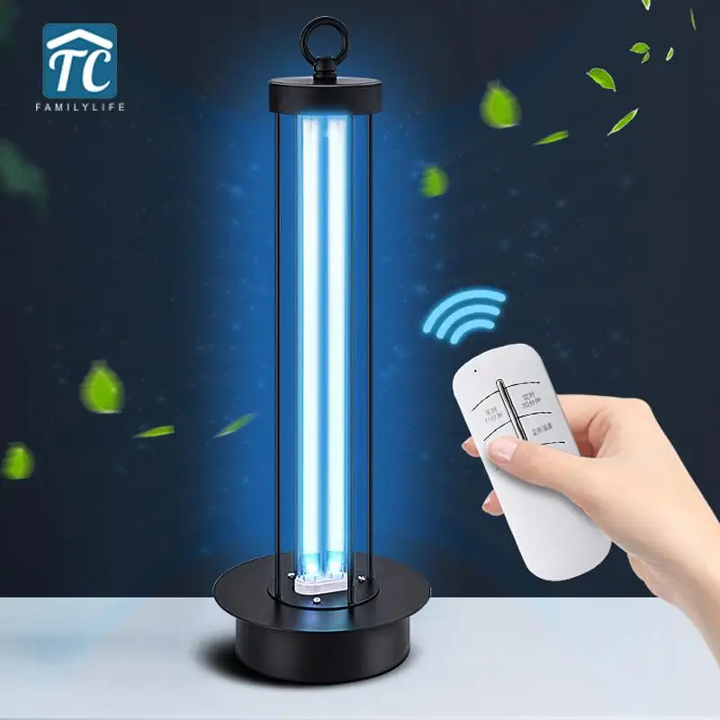 38W UV Sterilizer Lamp Timer Remote Control UVC Ultraviolet Disinfection Light Desktop Ozone Quartz Portable Germicidal Lamp
38W UV Sterilizer Lamp Timer Remote Control UVC Ultraviolet Disinfection Light Desktop Ozone Quartz Portable Germicidal Lamp
