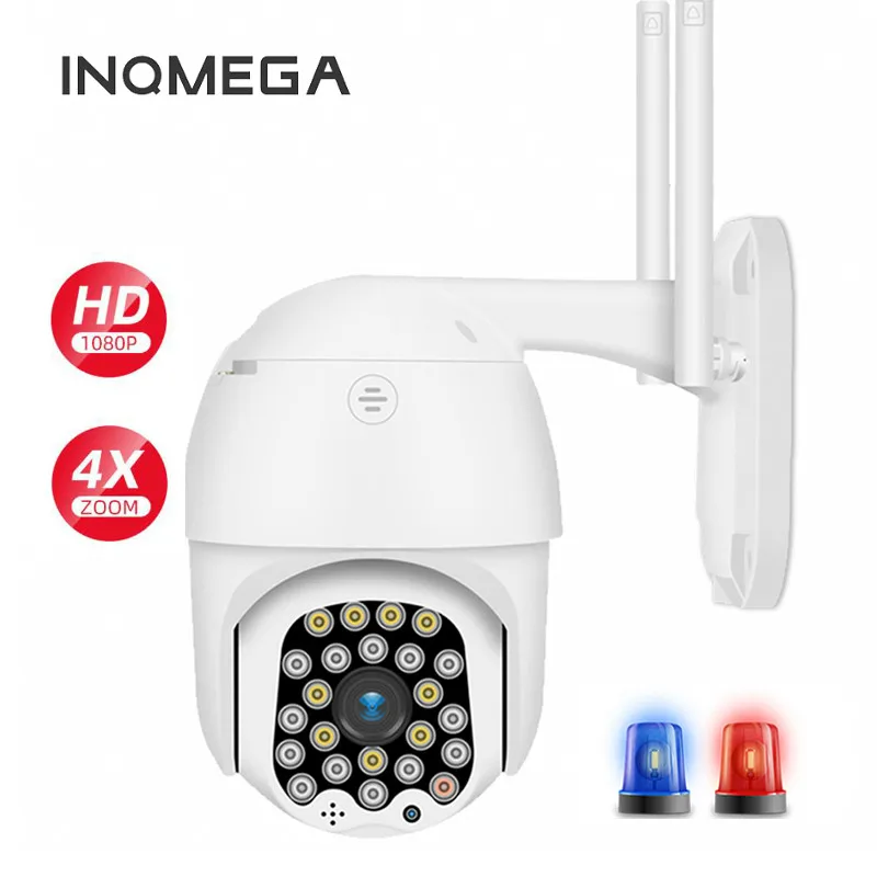 INQMEGA 1080P PTZ Audio WiFi IP Camera 4x Zoom Auto Tracking 23 IR LED Outdoor Cloud Storage Motion Detection CCTV Surveillance
INQMEGA 1080P PTZ Audio WiFi IP Camera 4x Zoom Auto Tracking 23 IR LED Outdoor Cloud Storage Motion Detection CCTV Surveillance