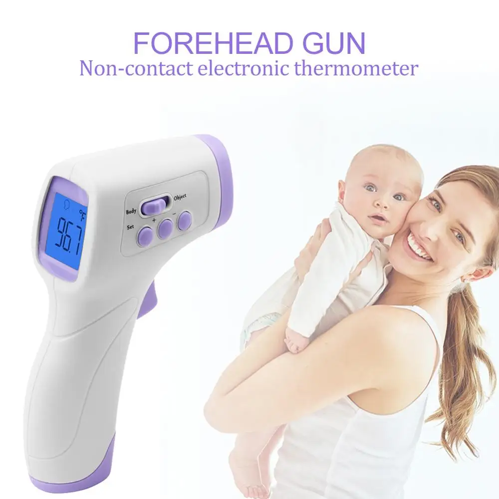 Non-contact Infrared Thermometer Digital LCD Baby Adult Body Forehead Ear Thermometer Home Outdoor Portable Temperature Meter
Non-contact Infrared Thermometer Digital LCD Baby Adult Body Forehead Ear Thermometer Home Outdoor Portable Temperature Meter