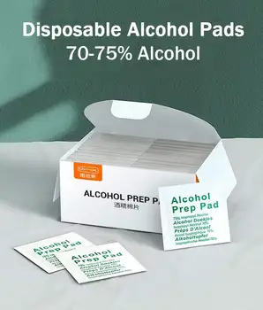 100Pcs/box Disposable Sterilization Alcohol Wipe Pad with 75% Alcohol Antibacterial Tool Cleanser For Skin Jewelry Phone Clean
100Pcs/box Disposable Sterilization Alcohol Wipe Pad with 75% Alcohol Antibacterial Tool Cleanser For Skin Jewelry Phone Clean