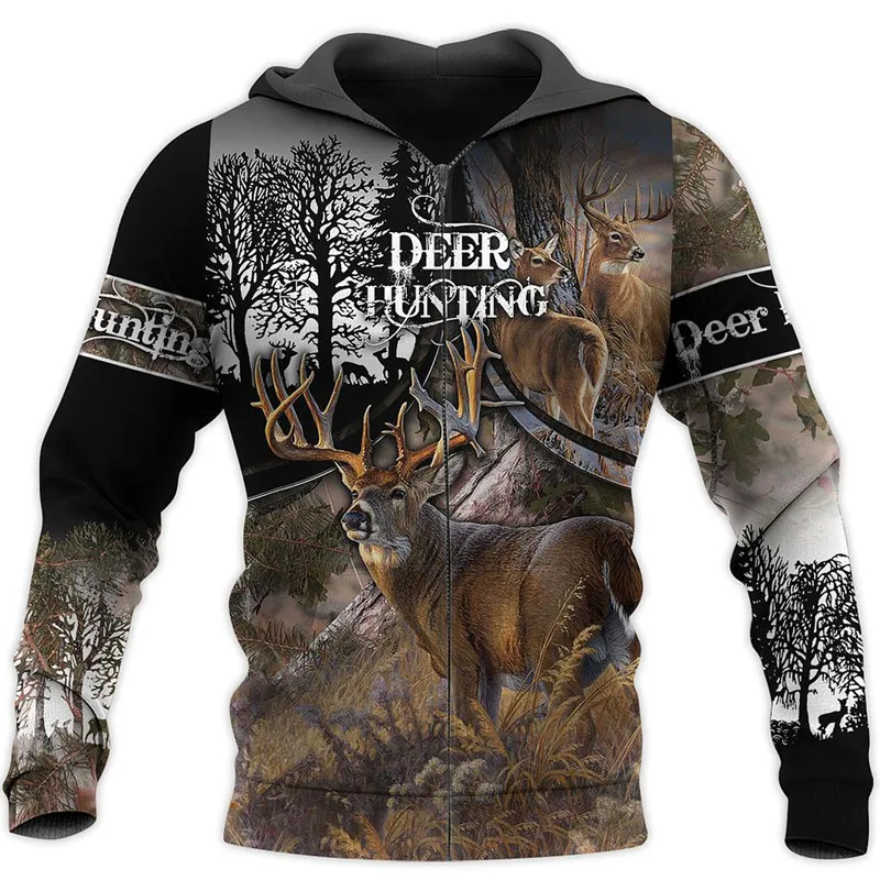 Deer Hunting 3D All Over Printed Men Zip Jacket Unisex Casual Sweatshirts Autumn Winter Fashion Hoodie Z067
Deer Hunting 3D All Over Printed Men Zip Jacket Unisex Casual Sweatshirts Autumn Winter Fashion Hoodie Z067