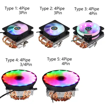 3pin/4pin CPU Cooler Fan 4 Heatpipes Cooling Fan Heatsink Cooler Queit Fan for Intel 775/1150/1151/1155/1156/1366 AMD
3pin/4pin CPU Cooler Fan 4 Heatpipes Cooling Fan Heatsink Cooler Queit Fan for Intel 775/1150/1151/1155/1156/1366 AMD