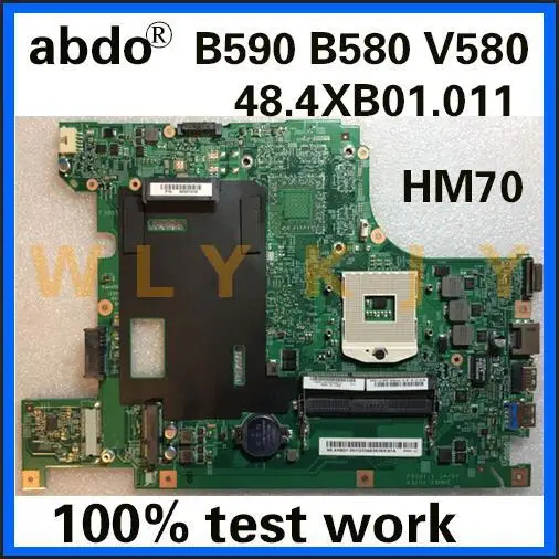 Материнская плата для ноутбука Lenovo B590 B580 V580C 48 4xb1.011 подходит PGA989 HM70 DDR3 100% тестовая