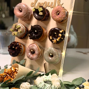 Donut Doughnut Acrylic Stand Wooden Donut Wall Display Board for Birthday Wedding Event Party Table Decor Donut Party Supplies
Donut Doughnut Acrylic Stand Wooden Donut Wall Display Board for Birthday Wedding Event Party Table Decor Donut Party Supplies
