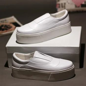 New woman shoes leather chaussure confortable pour femme shoes woman white scarpe donna loafers women 
New woman shoes leather chaussure confortable pour femme shoes woman white scarpe donna loafers women