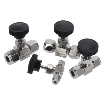 Stainless Steel 304 Adjustable Needle Valve O.D 3 4 6 8 10 12 Mm Tube Acid High Pressure Proof Straight Card Set Crane Valve
Stainless Steel 304 Adjustable Needle Valve O.D 3 4 6 8 10 12 Mm Tube Acid High Pressure Proof Straight Card Set Crane Valve