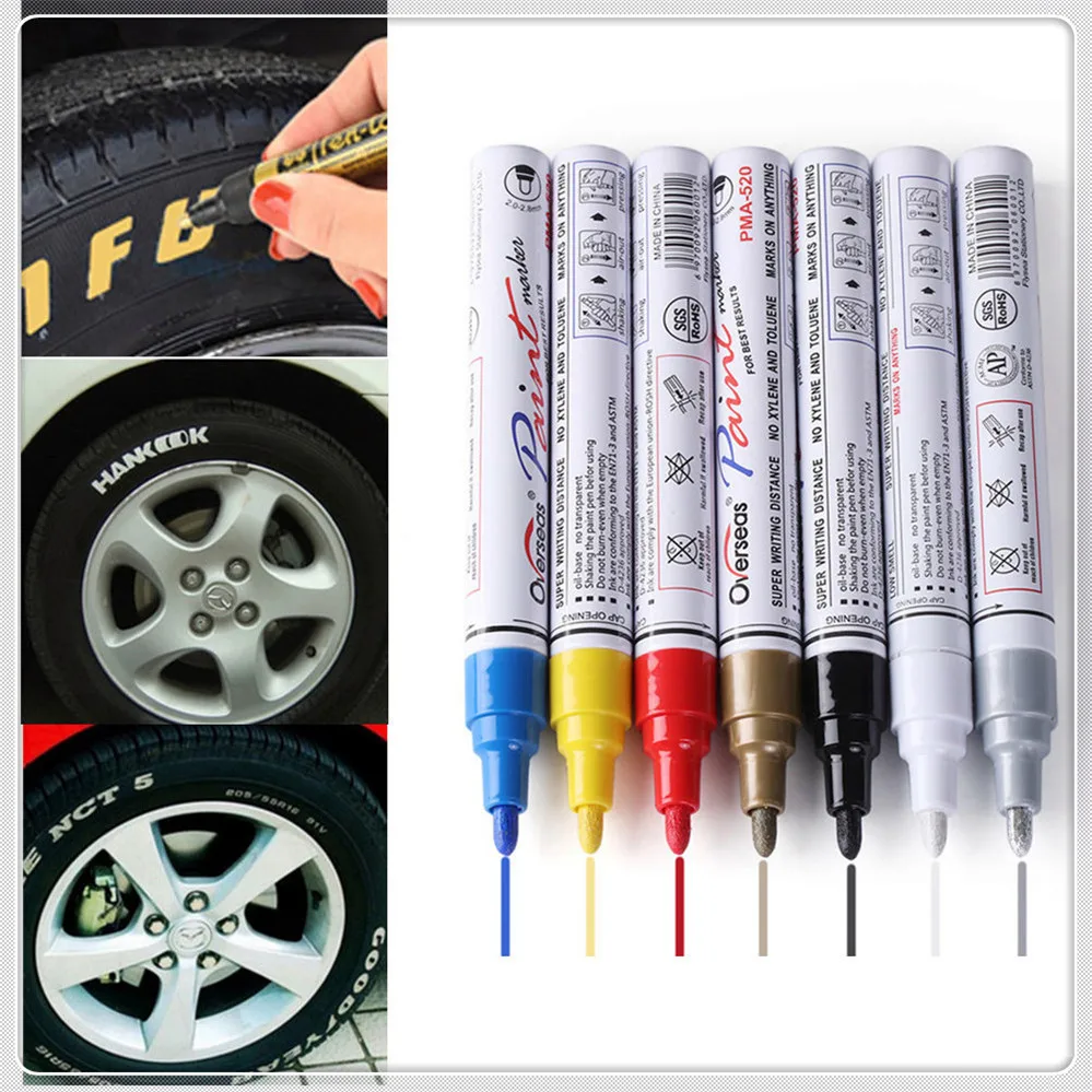 Car Waterproof Pen Tyre Tires Tread Paint Markers Marker for Skoda Opel DAF RAM Trucks Paccar Ford Otosan Chrysler
Car Waterproof Pen Tyre Tires Tread Paint Markers Marker for Skoda Opel DAF RAM Trucks Paccar Ford Otosan Chrysler