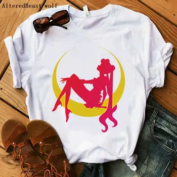 Sailor Moon Crystal T-Shirt Harajuku Kawaii Tshirt Women Cute Print Anime Funny Cartoon T Shirt Aesthetic Tops Female Clothes
Sailor Moon Crystal T-Shirt Harajuku Kawaii Tshirt Women Cute Print Anime Funny Cartoon T Shirt Aesthetic Tops Female Clothes