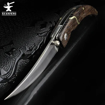 XAUN FENG Tactical high hardness folding knife Wild survival multi-function knife self-defense outdoor cutter
XAUN FENG Tactical high hardness folding knife Wild survival multi-function knife self-defense outdoor cutter