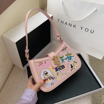 Women Shoulder Bag Rainbow Baguette Bag 2020 Trend Colorful PU Leather Summer Woman Purses Designer Ladies Small Handbags
Women Shoulder Bag Rainbow Baguette Bag 2020 Trend Colorful PU Leather Summer Woman Purses Designer Ladies Small Handbags