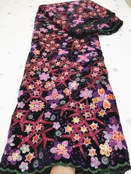 Nigerian Velvet Lace Fabric 2020 High Quality Latest African Sequin Lace Fabric Embroidery French Lace for Evening Party
Nigerian Velvet Lace Fabric 2020 High Quality Latest African Sequin Lace Fabric Embroidery French Lace for Evening Party
