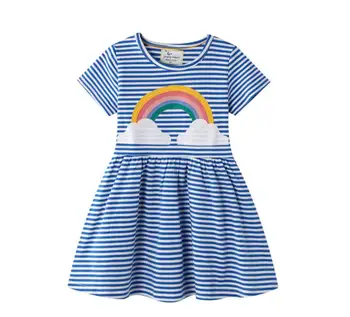 Summer Cotton Baby Girls Striped Rainbow Dress, Princess Kids Cute Clothing 6 pieces/lot, Wholesale
Summer Cotton Baby Girls Striped Rainbow Dress, Princess Kids Cute Clothing 6 pieces/lot, Wholesale