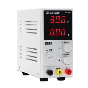 LONGWEI LW-K3010D High-Precision Digital Display Adjustable 30V10A DC Regulated Power Supply LED Test Aging Adjustable Plating P
LONGWEI LW-K3010D High-Precision Digital Display Adjustable 30V10A DC Regulated Power Supply LED Test Aging Adjustable Plating P