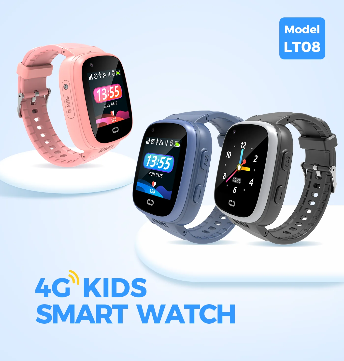 800mAh 4G Children GPS Smart Watches Support Hebrew GPS LBS WIFI Location Waterproof Video Call Kids Tracker Smart Clock LT08
800mAh 4G Children GPS Smart Watches Support Hebrew GPS LBS WIFI Location Waterproof Video Call Kids Tracker Smart Clock LT08