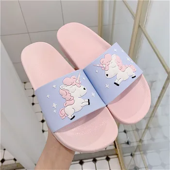 Summer Woman Slides Unicorn Slippers Beach Flip-flops Funny Slippers Cute Animal Slippers Comfortable Shoes Non-slip Home Shoes 
Summer Woman Slides Unicorn Slippers Beach Flip-flops Funny Slippers Cute Animal Slippers Comfortable Shoes Non-slip Home Shoes