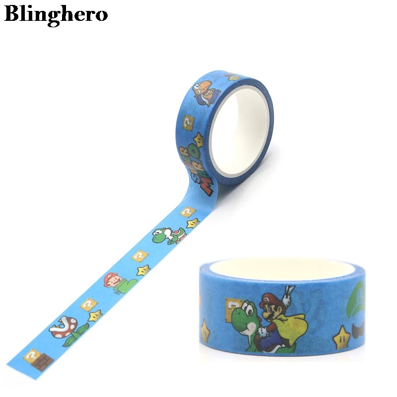Blinghero 15mmX5m Funny Plumber Dinosaur Washi Tape Stylish Masking Tape Stickers Cool Hand Account Tapes Adhesive Tape ZC0070
Blinghero 15mmX5m Funny Plumber Dinosaur Washi Tape Stylish Masking Tape Stickers Cool Hand Account Tapes Adhesive Tape ZC0070