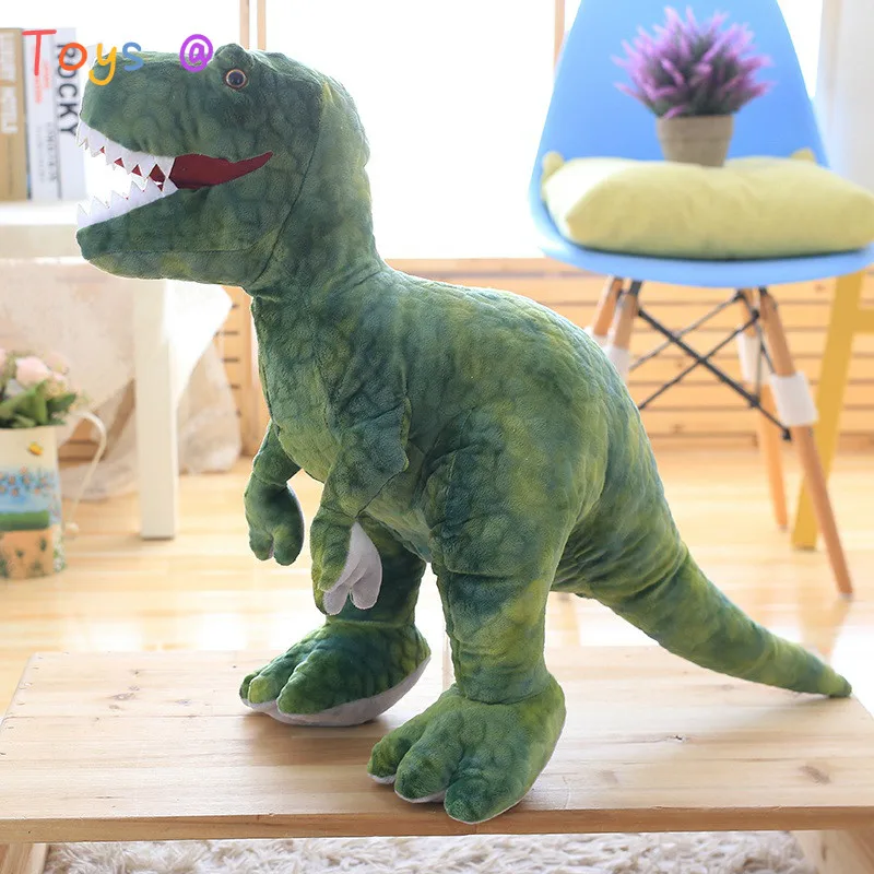 

50cm-80cm Cute Simulation Dinosaur Plush Toys Tyrannosaurus Rex Dolls Kids Girls Gifts Stuffed Animals Plush Dinosaur Pillow