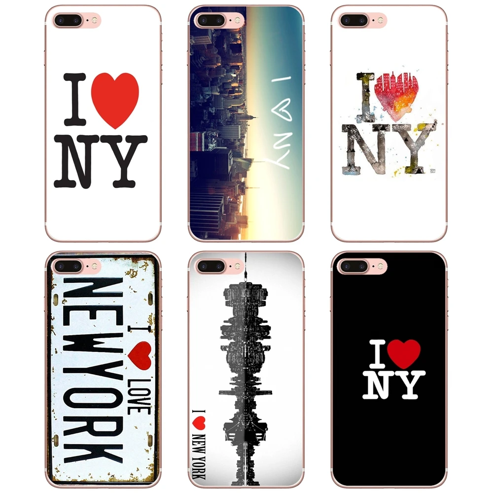 I Heart NY City Нью-Йорк для Samsung Galaxy Note 10 20 A3 A5 A6 A7 A8 A9 J7 J6 J4 Plus 2016 2018 2017 мягкие чехлы |