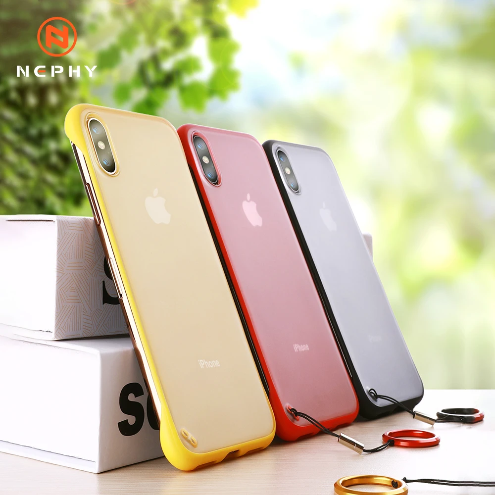 Luxury Rimless Matte Hard PC Phone Case For iPhone X 10 XR XS Max Casa For iPhone 8 7 6 6S Plus Ultra Slim ring Back Cover Coque
Luxury Rimless Matte Hard PC Phone Case For iPhone X 10 XR XS Max Casa For iPhone 8 7 6 6S Plus Ultra Slim ring Back Cover Coque