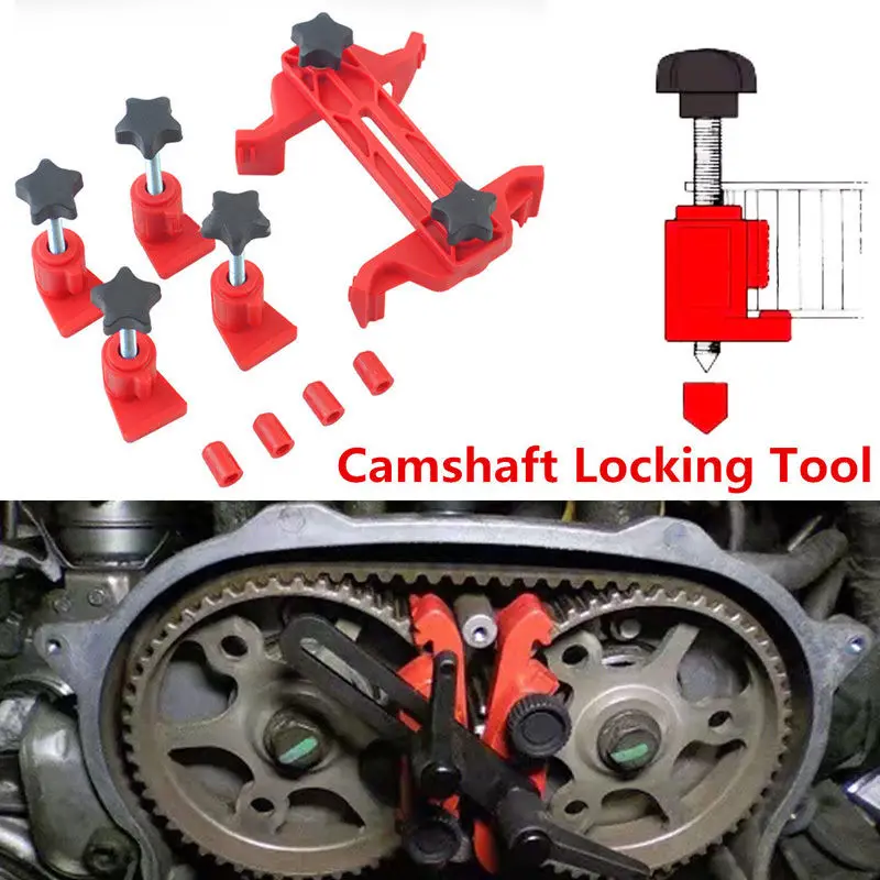 5in1 Professional Dual Camclamp Master Camshaft Timing Lock Holder Sprocket Kit Universal Car Maintenance Tool
5in1 Professional Dual Camclamp Master Camshaft Timing Lock Holder Sprocket Kit Universal Car Maintenance Tool