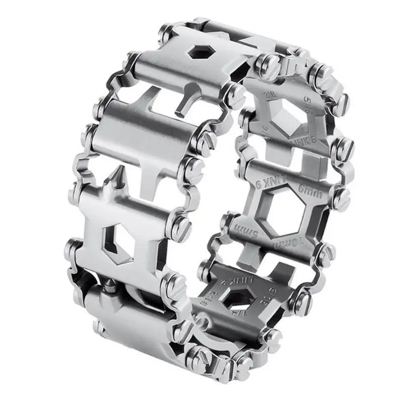 29 in 1 Multitool Bracelet Multifunctional Screwdriver Men Outdoor Spliced Wearing Tool Hand Chain Bracelet Survival Brace
29 in 1 Multitool Bracelet Multifunctional Screwdriver Men Outdoor Spliced Wearing Tool Hand Chain Bracelet Survival Brace
