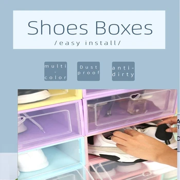 Shoes Boxes Thickened Foldable Transparent Drawer Case Plastic Shoe Organizer Rack Dustproof Stackable Flip Shoes Storage Box
Shoes Boxes Thickened Foldable Transparent Drawer Case Plastic Shoe Organizer Rack Dustproof Stackable Flip Shoes Storage Box