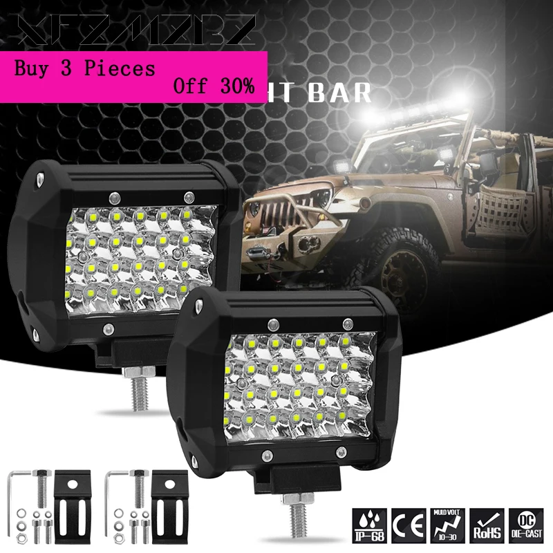 XFZMZBZ 4 inch LED Bar LED Work Light Bar for Driving Offroad Boat Car Tractor Truck 4x4 SUV ATV 12V 24V Rated Actual 72W
XFZMZBZ 4 inch LED Bar LED Work Light Bar for Driving Offroad Boat Car Tractor Truck 4x4 SUV ATV 12V 24V Rated Actual 72W