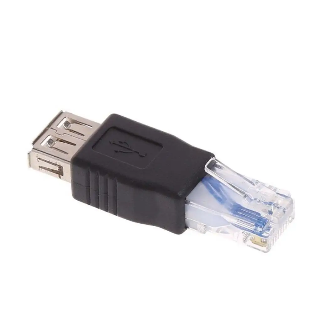 10 Pieces RJ45 Male To USB Female LAN Network Socket Plug Adapters Converters 10 Pieces RJ45 Male To USB Female LAN Network Socket Plug Adapters Converters
